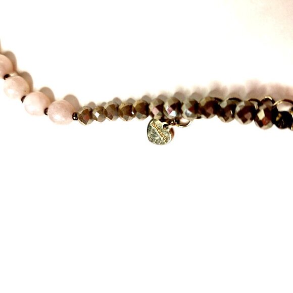 Nakomal Women's Geode Long Necklace Beaded - Picture 3 of 3